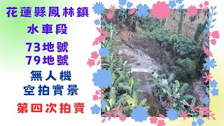 法拍不動產「花蓮縣鳳林鎮水車段73地號、79地號」土地2筆之無人機空拍影片(第4次拍賣)