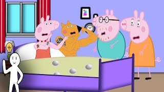 Papa Cerdito Encuentra A Peppa En La Cama Con Freddy