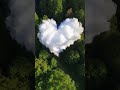 Beautiful cloud ☁️🌨️ making 💜💜 shape