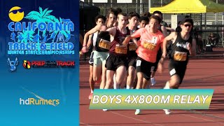 2025 TF - California Winter Championships - Boys 4x800M Relay Finals !!