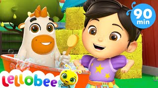 Down by the Farm Lellobee! + More Nursery Rhymes & Kids Songs - Lellobee by CoComelon