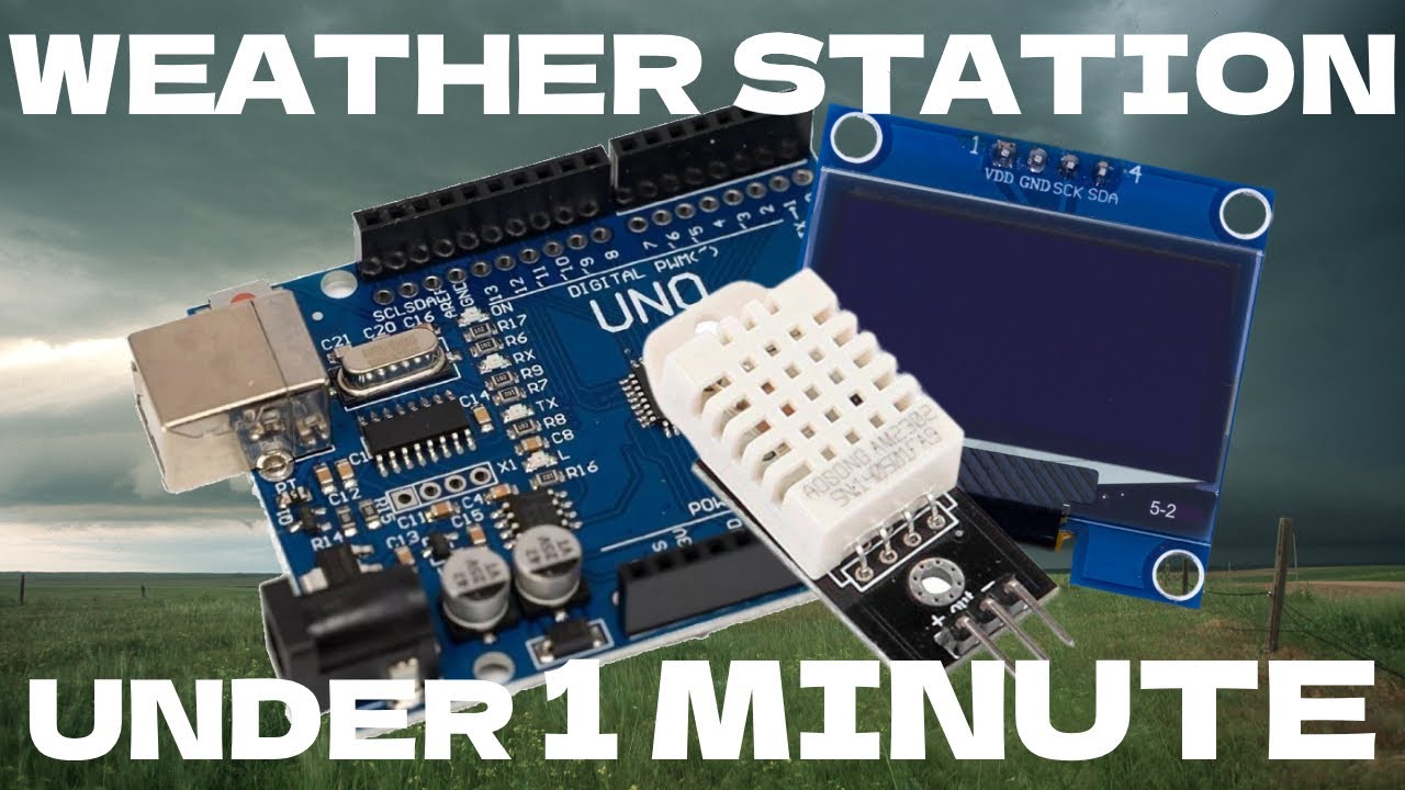 Arduino Weather Station Under 1 Minute Tutorial Youtube