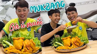 Mukbang Chục Con Gà Ủ Muối Một Lần  - Trung và Sen Đá