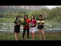 gadis Dayak ||  aktivitas gadis dayak di desa panen sayur-sayuran segar