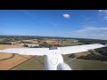 Headcorn landing IKARUS c42 with 20 knot cross wind