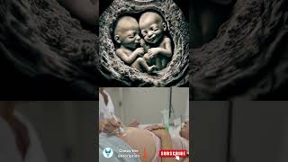 Playful Twins in the Womb \u0026 A Mother’s Loving Reaction on Scan ❤️ #ytshorts #fertility #pregnancy