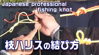 キス、カレイ仕掛けに最適！？枝ハリス結び方　Japanese professional fishing knot【魚神の釣りいかれへんわ】