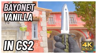 ★ CS2 Bayonet Vanilla | CS2 Knife In-Game Showcase [4K]