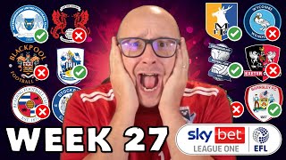 2024/25 League 1 - Matchday #27 Predictions