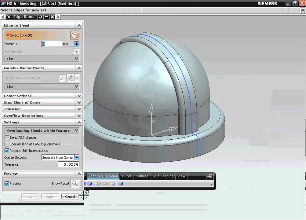 Training Unigraphics NX Tutorial 1 - YouTube