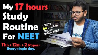 The *Extreme* NEET Timetable that Changed My Life - Do or Die | Anuj Pachhel