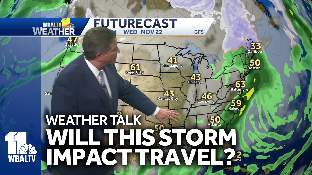 Weather Talk: Storm Could Impact Travel - YouTube