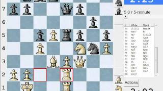 Chess World.net: LIVE Blitz #1141 vs iwin (2155) - カロ=カン: Tartakower (ニムゾヴィッチ) (B15)