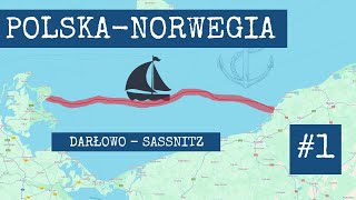 Darłowo - Sassnitz - Rejs drewnianym jachtem - część #1 rejsu Polska - Norwegia