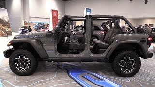 2023 Jeep Wrangler 4XE Hybrid SUV Interior and Exterior Details