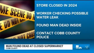 Foul play suspected after man found dead inside closed store