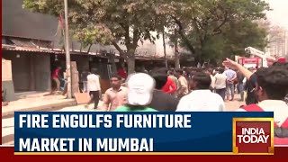 Massive Fire Breaks Out In Mumbai's Jogeshwari Furniture Market | Watch This Report