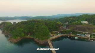 dji phantom3 ad  tsushima 城山地区　浅茅湾