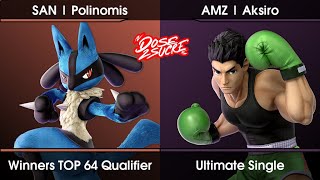 DOSE2SUCRE - 2023.01 - Polinomis (Lucario) Vs. Aksiro (Little Mac) SSBU Ultimate Tournament