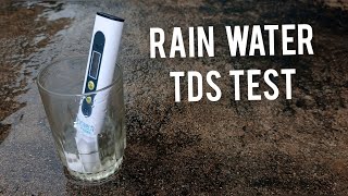 What is the TDS in Rain Water | Rain Water TDS Test | Checking the Rain Water TDS