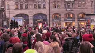 One Billion Rising Project Basel Flashmob, Thursday 14th feb.