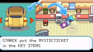 como obter mystic ticket e aurora ticket sem usar codigo/chets no pokemon fire/leaf green/emerald