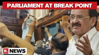 RS Chairman Venkaiah Naidu Breaks Down Over House Ruckus; Condemns Opposition's Actions