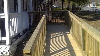 Ramp for wheel chair, ADA standards