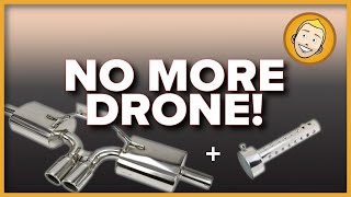 NO MORE DRONE from your aftermarket EXHAUST! - Install a DB Killer/Silencer on y