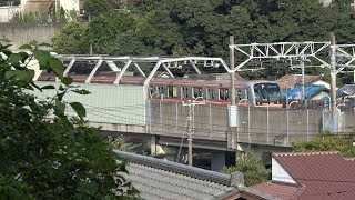 東葉高速線 飯山満トンネル入口を通過する2000系＆東西線の車両たち