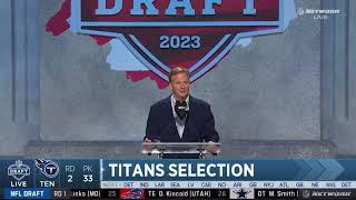 The Tennessee Titans Select Will Levis 33rd Overall in the 2023 NFL Draft