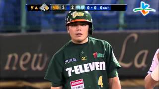 20130528 CPBL 獅vs猿-9局上-猿新洋投德本初登板就被打安打