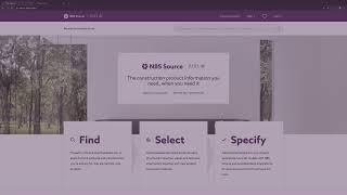 NBS Source for Specifiers