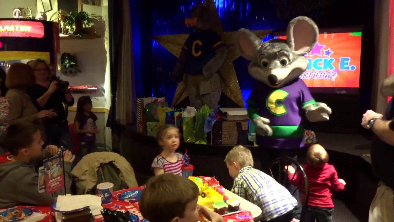 Chuck E Cheese Birthday Party Will Youtube