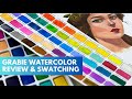 Grabie Watercolor Set of 50 Review & Swatching