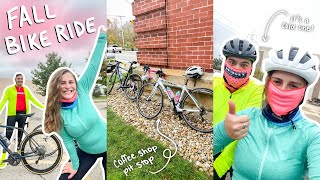 A Chilly Fall Bike Ride 🍂🚴🏼‍♀️💨 & Going to See a Drive In Movie!!! | vlogtober day 24