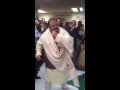 Altaf Hussain dancing to prove he's in good health.