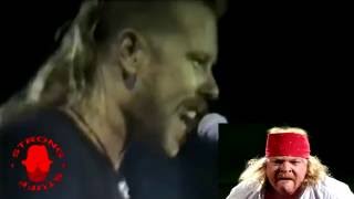 James (Metallica) Imitates AXL Rose (Guns 'N' Roses)