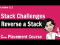 Reverse a Stack | C++ Placement Course | Lecture 23.3