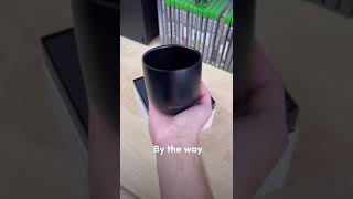 Smart cup to keep your  ☕️ 🥵hot #shorts #unboxing #alabastertech #hotcoffee