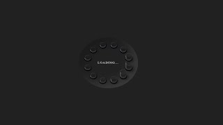 Animated Dot Circle Loader Using Only HTML & CSS | 3D Loading Effect