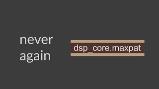 Projects, packages, and staying organized in Max MSP
