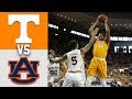 Tennessee vs #13 Auburn Highlights 2020 College Basketball