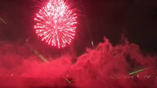 東大阪市民ふれあい祭り花火　実行委員長中村美律子