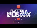 Flatten array javascript interview questions #javascript #programming #array #flatten #interview
