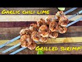 Grilled Garlic Chili Lime Shrimp (featuring Omaha Steaks)