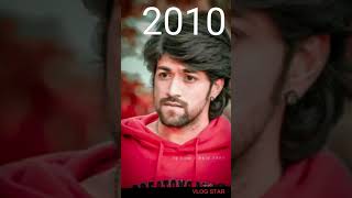 Yash over the years 1990-2023 evolution #shorts #actor