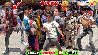 Funniest and Crazy🤪Dance in Public🤣||Caught By Police🚨😱|Prank On Public🤣||Public reaction Prank❤️