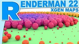 Renderman 22 Xgen Maps Tutorial