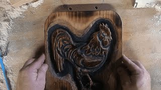 WOOD CARVING: Carving a Chicken